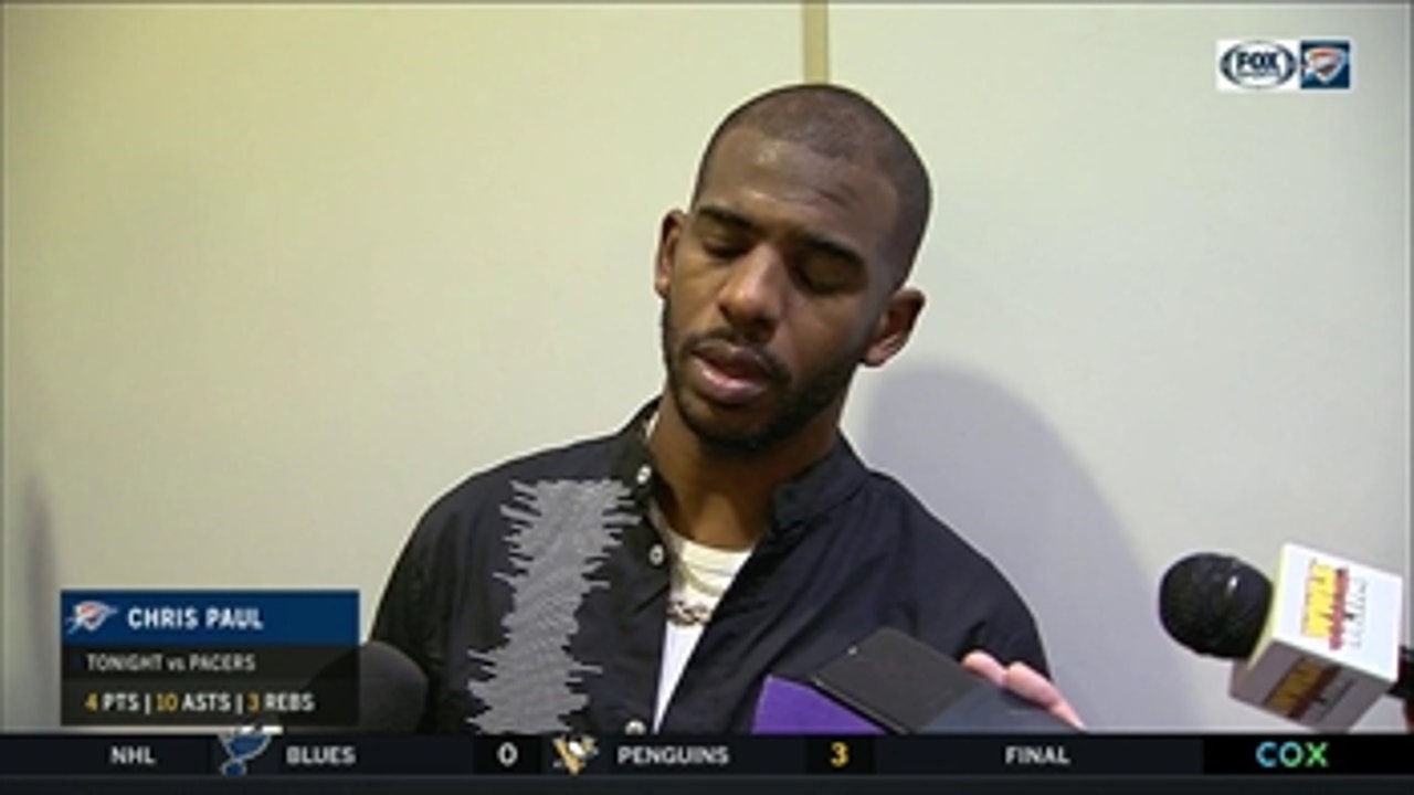 Chris Paul talks defense in the loss to Indiana