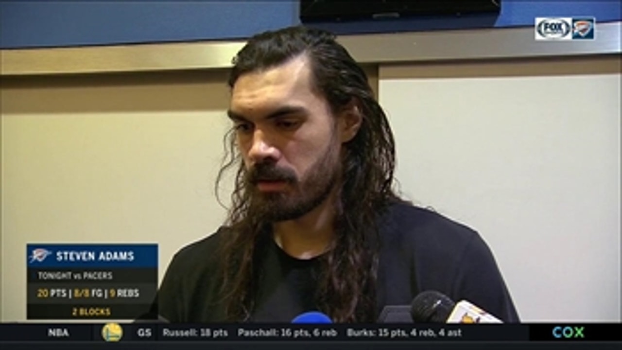 Steven Adams goes perfect from the field, free throws in loss