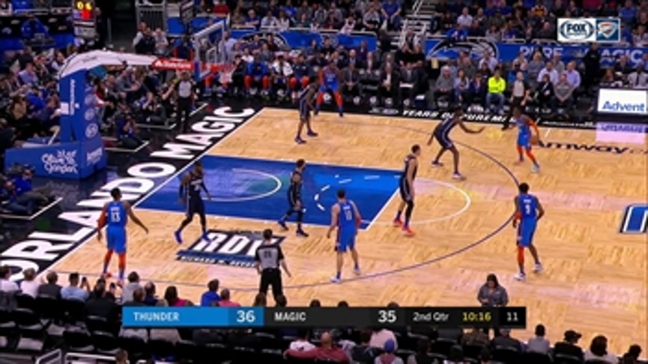 HIGHLIGHTS: Dennis Schroder with the quick move to the basket