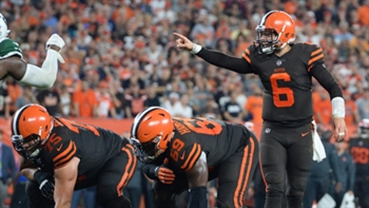 Baker Mayfield's taunting his defensive coordinator, and the Browns love it -- Jay Glazer explains