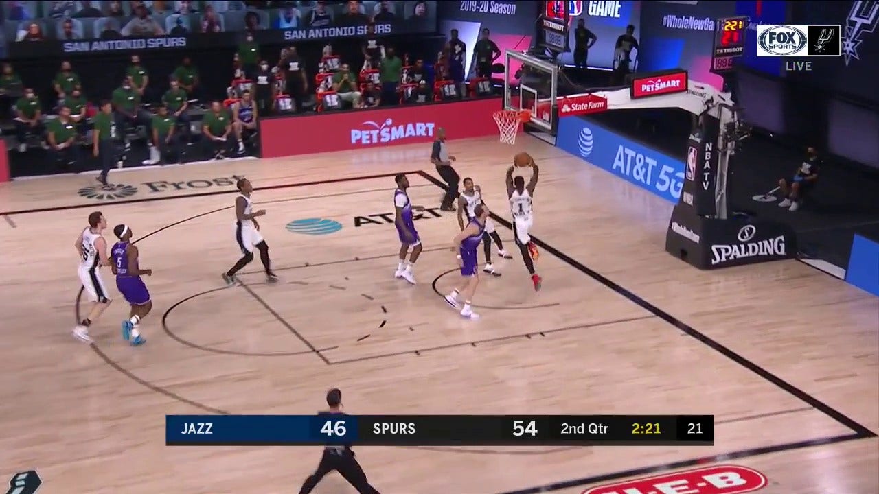 WATCH: Lonnie Walker Goes up for a 2nd Quarter Dunk