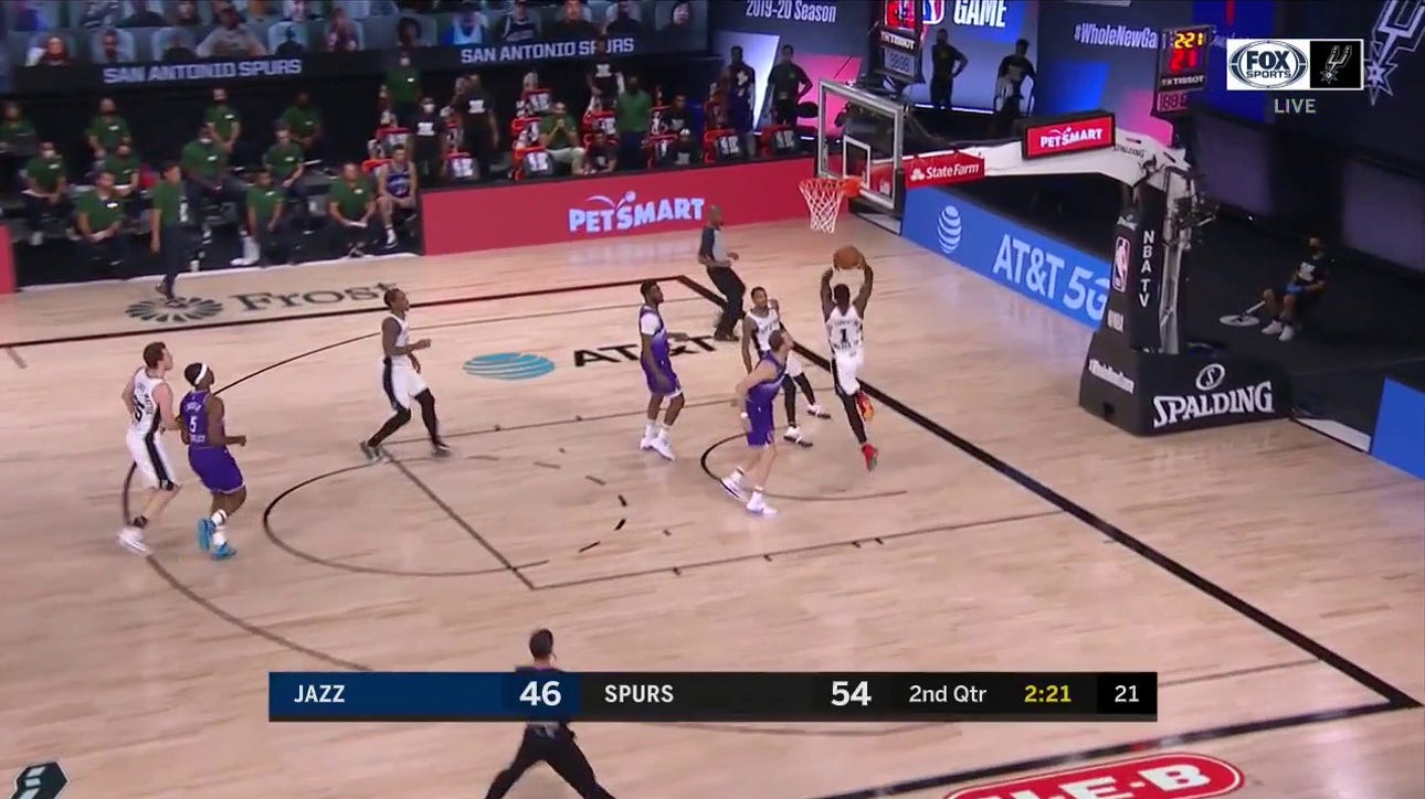 WATCH: Lonnie Walker Goes up for a 2nd Quarter Dunk