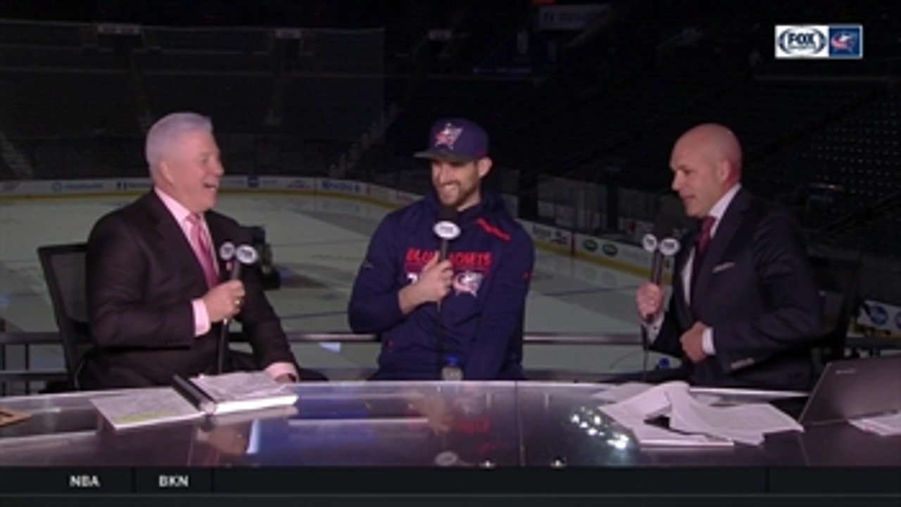 Nick Foligno reveals he's a big fan of Celine Dion's holiday hits