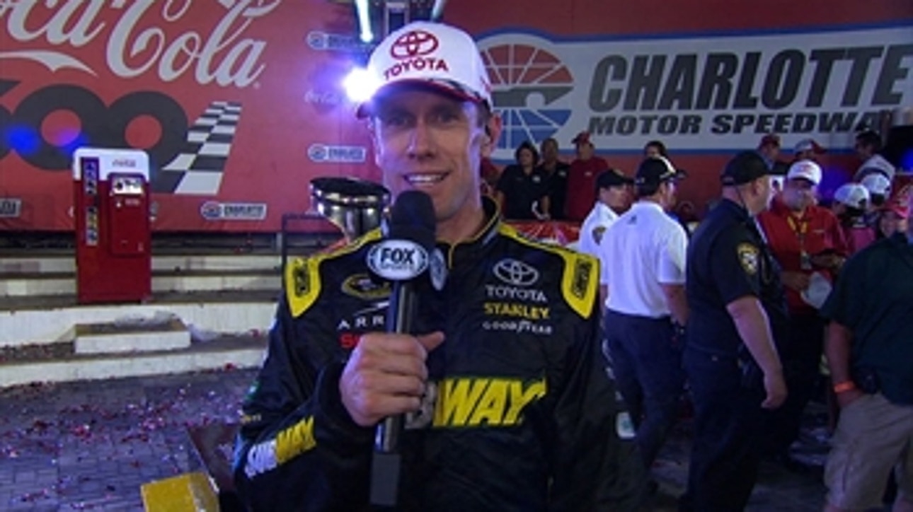 NASCAR Victory Lane: Carl Edwards - Charlotte 2015