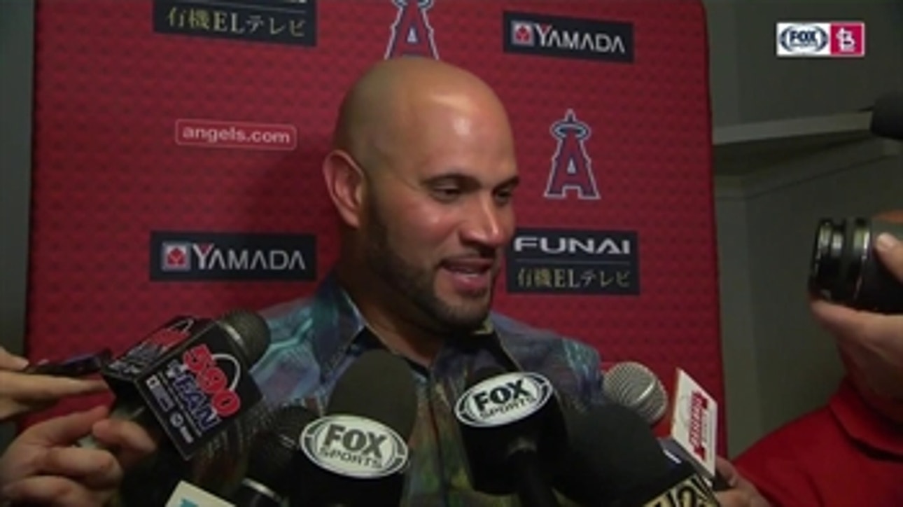 Pujols: 'I was pretty close from dropping a couple of tears'