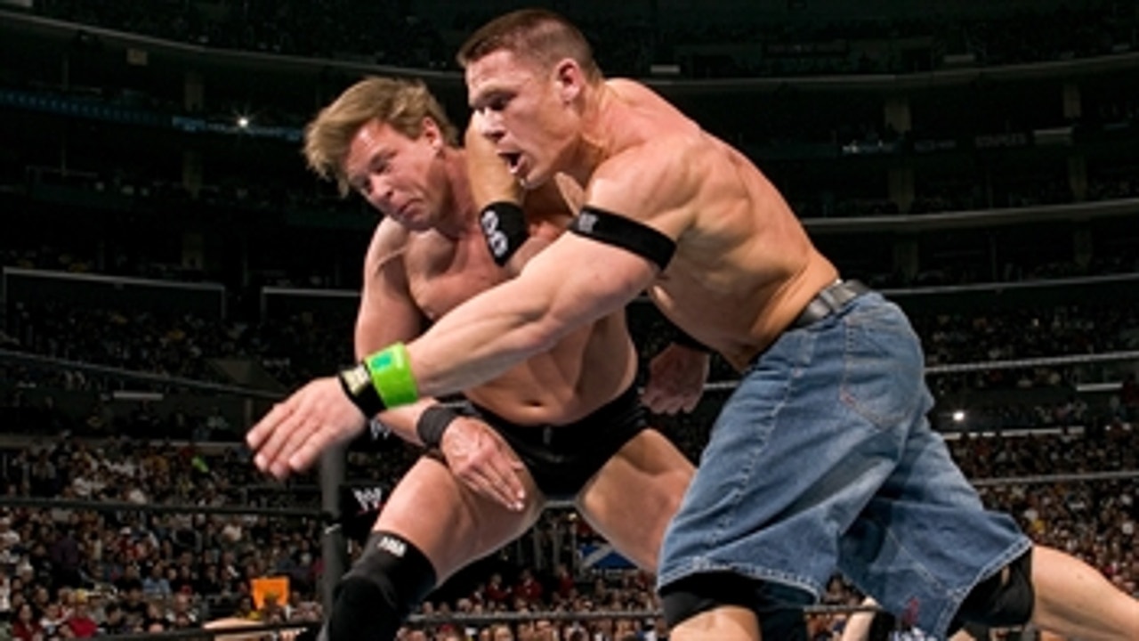 John "Bradshaw" Layfield vs. John Cena - WWE Title Match: WrestleMania 21 (Full Match)