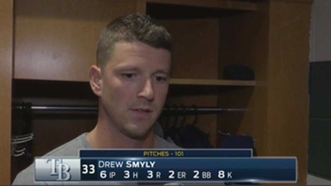 Rays' Drew Smyly dicusses start against Astros