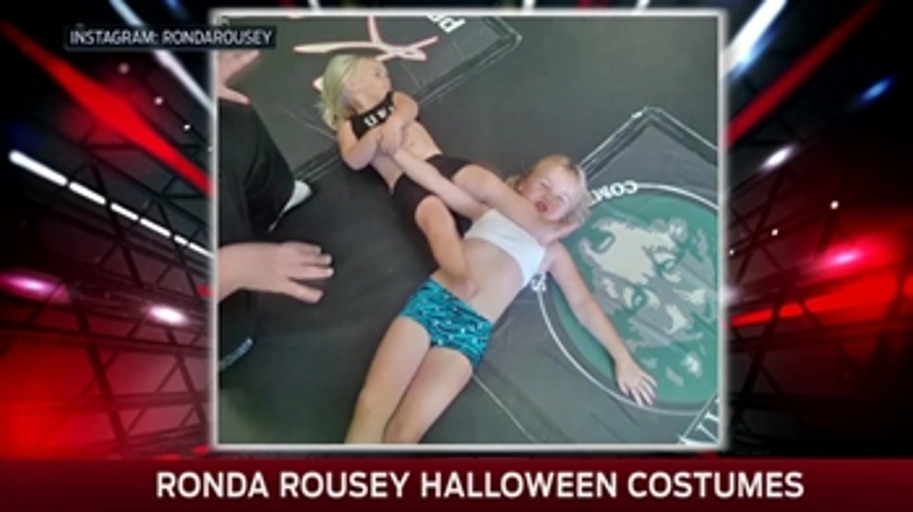 Kids dress up as Ronda Rousey for Halloween