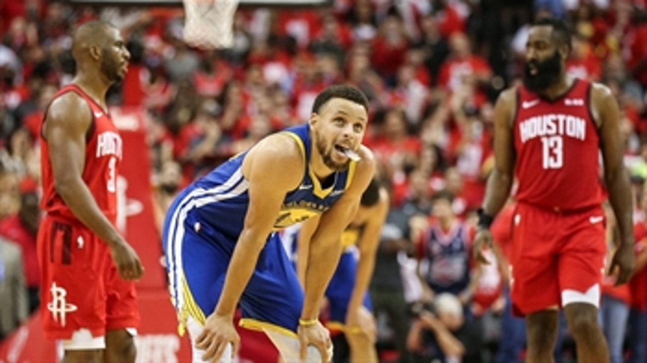Cris Carter believes the pressure is on the Warriors in Game 5 vs. Rockets