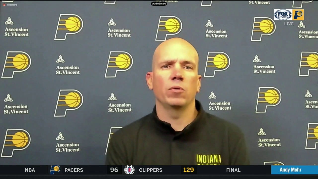 Bjorkgren: 'Lots to take away' from Pacers' loss to Clippers