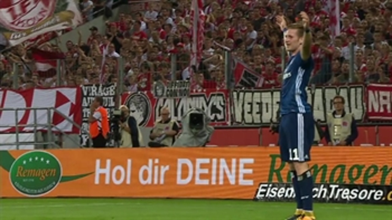 André Hahn scores opening goal for Hamburg | 2017-18 Bundesliga Highlights