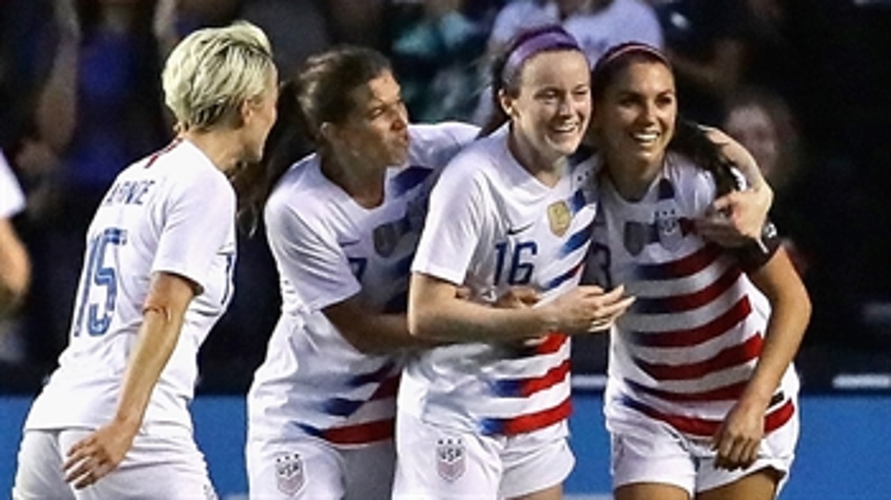 Alex Morgan puts the USWNT up by 3 against Brazil ' HIGHLIGHT ' 2018 TOURNAMENT OF NATIONS