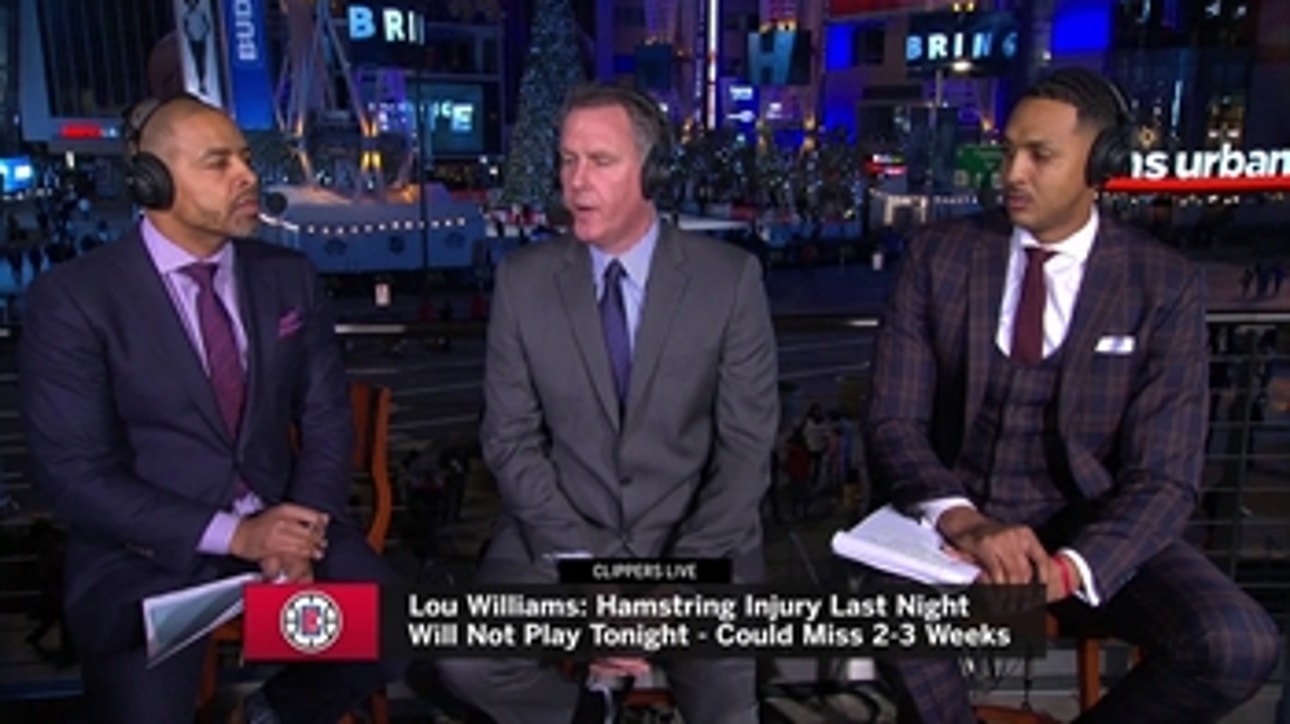 Lou Williams hamstring injury update