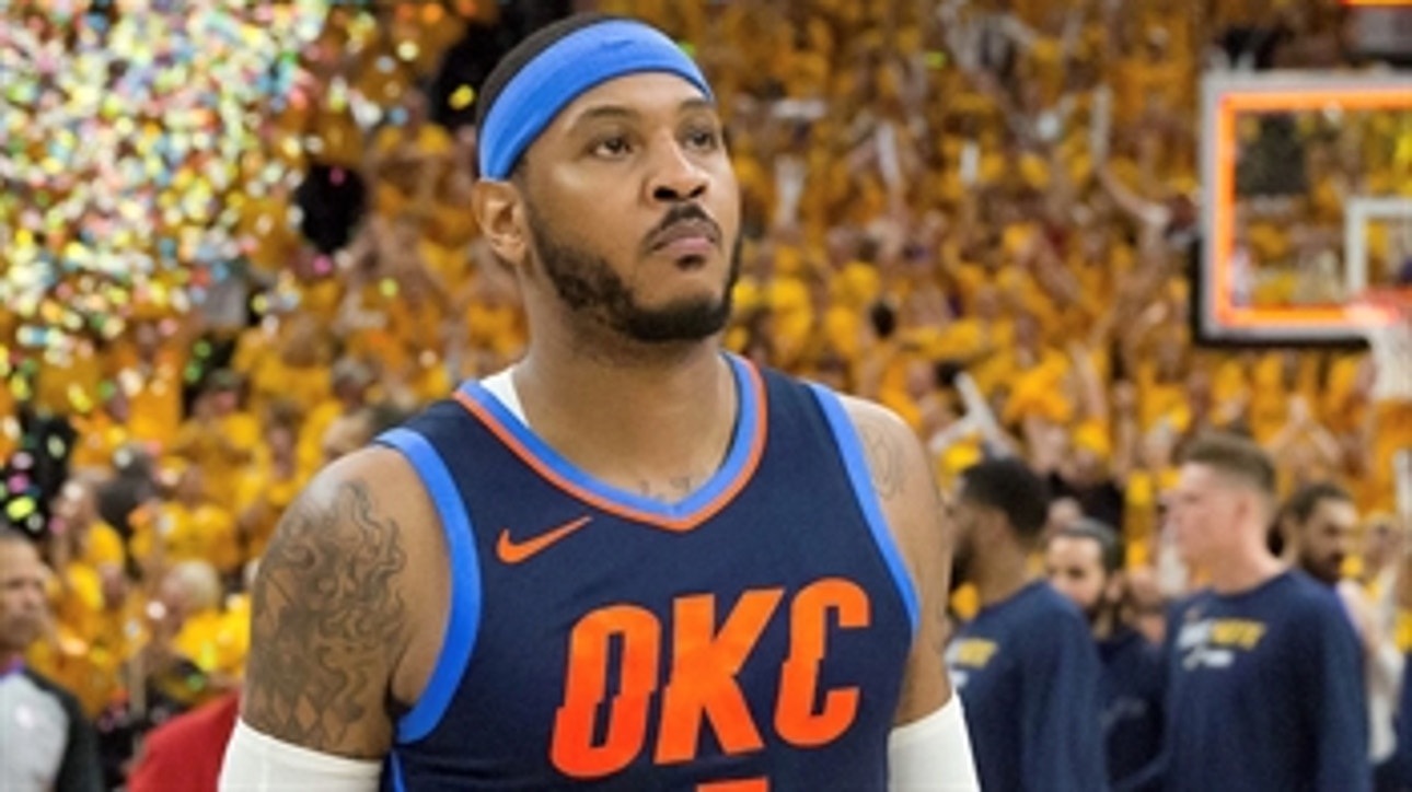 Cris Carter knows exactly what OKC should do with Carmelo Anthony