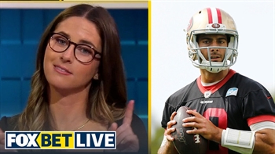 Will Jimmy G and 49ers win over / under 10.5 games this season? ' FOX BET LIVE