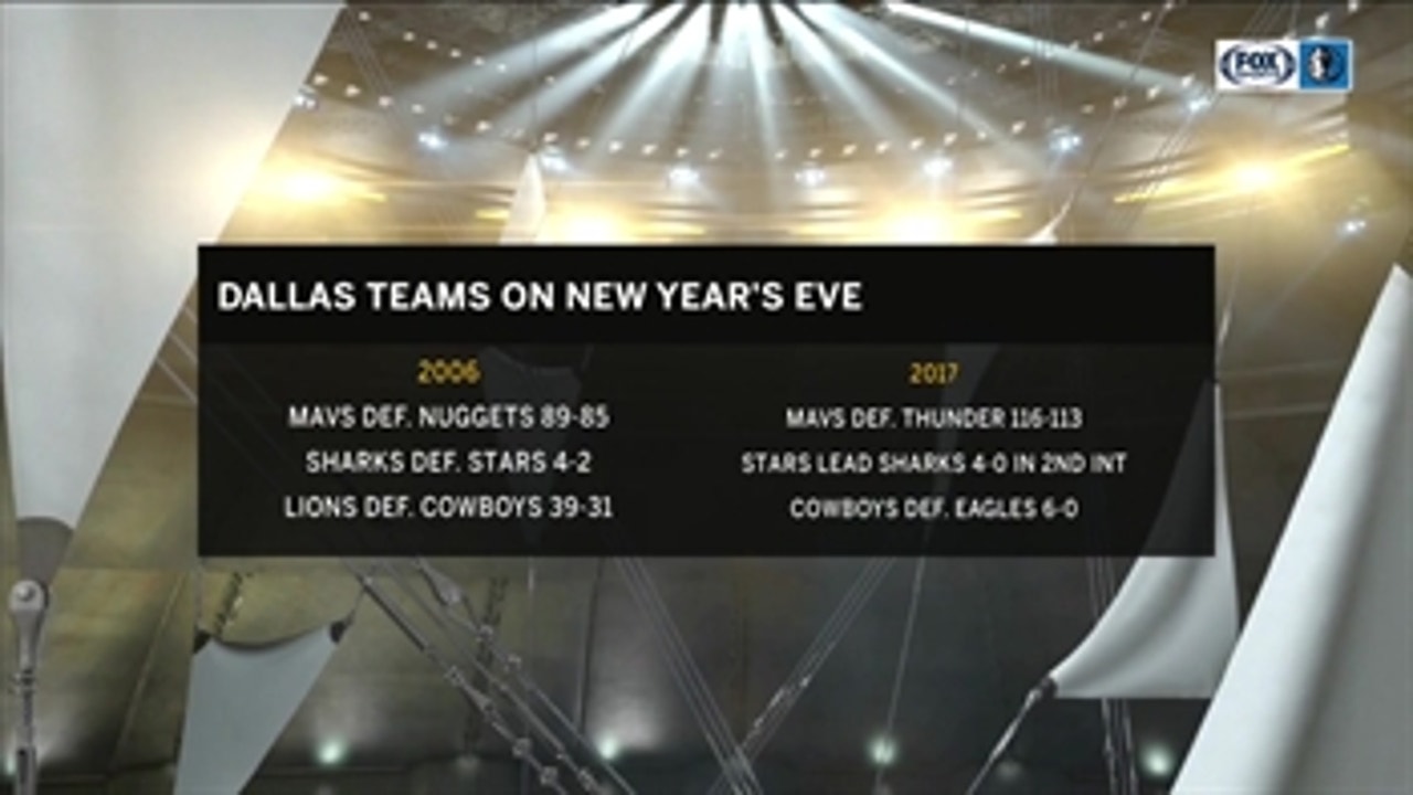 Dallas Teams on New Year's Eve ' Mavs Live