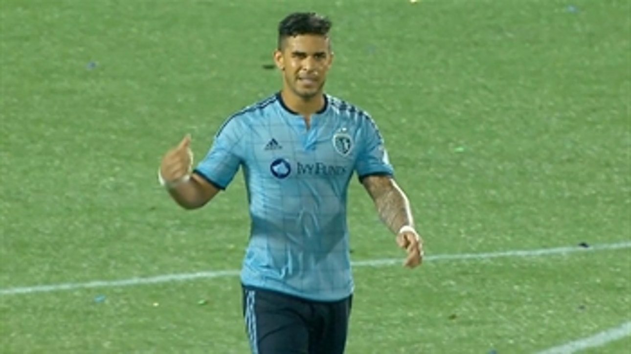 Dom Dwyer gets straight red after confrontation - 2015 MLS Highlights