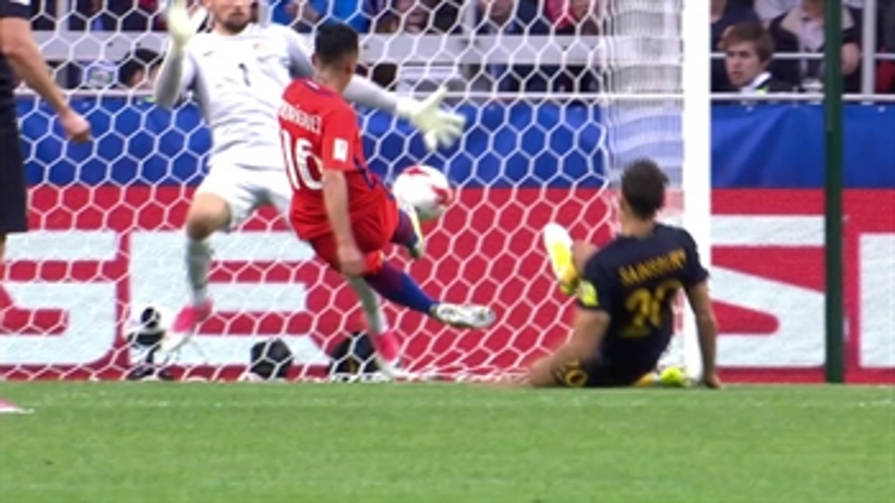 Martín Rodriguez ties the game for Chile ' 2017 FIFA Confederations Cup Highlights
