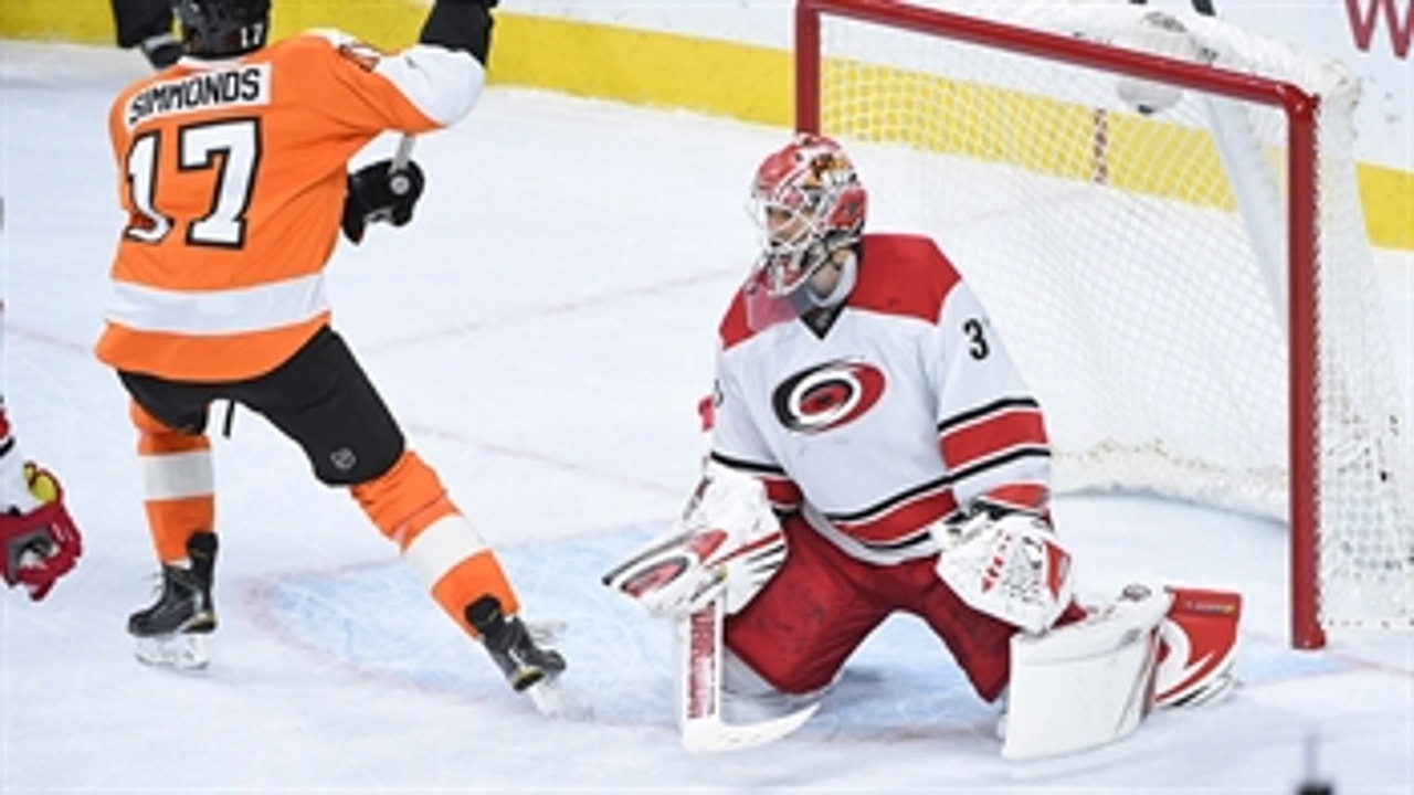 Hurricanes fall to Flyers in OT