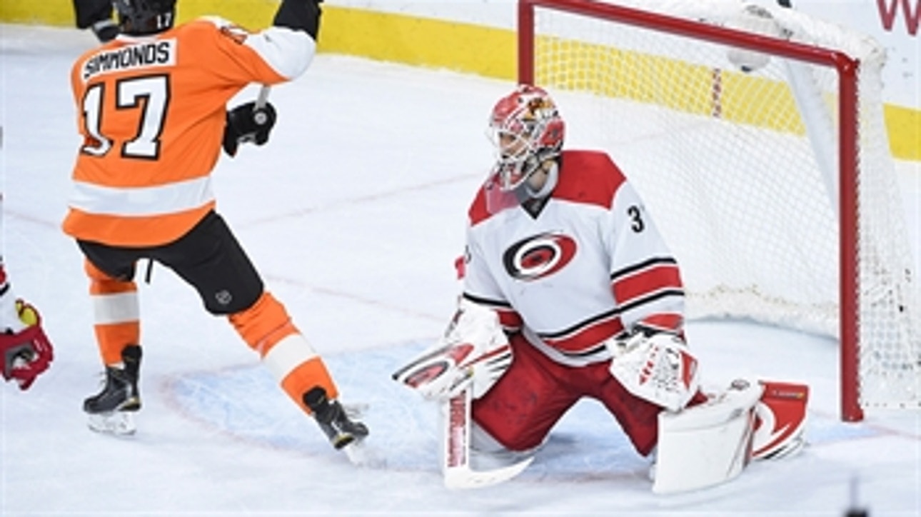 Hurricanes fall to Flyers in OT