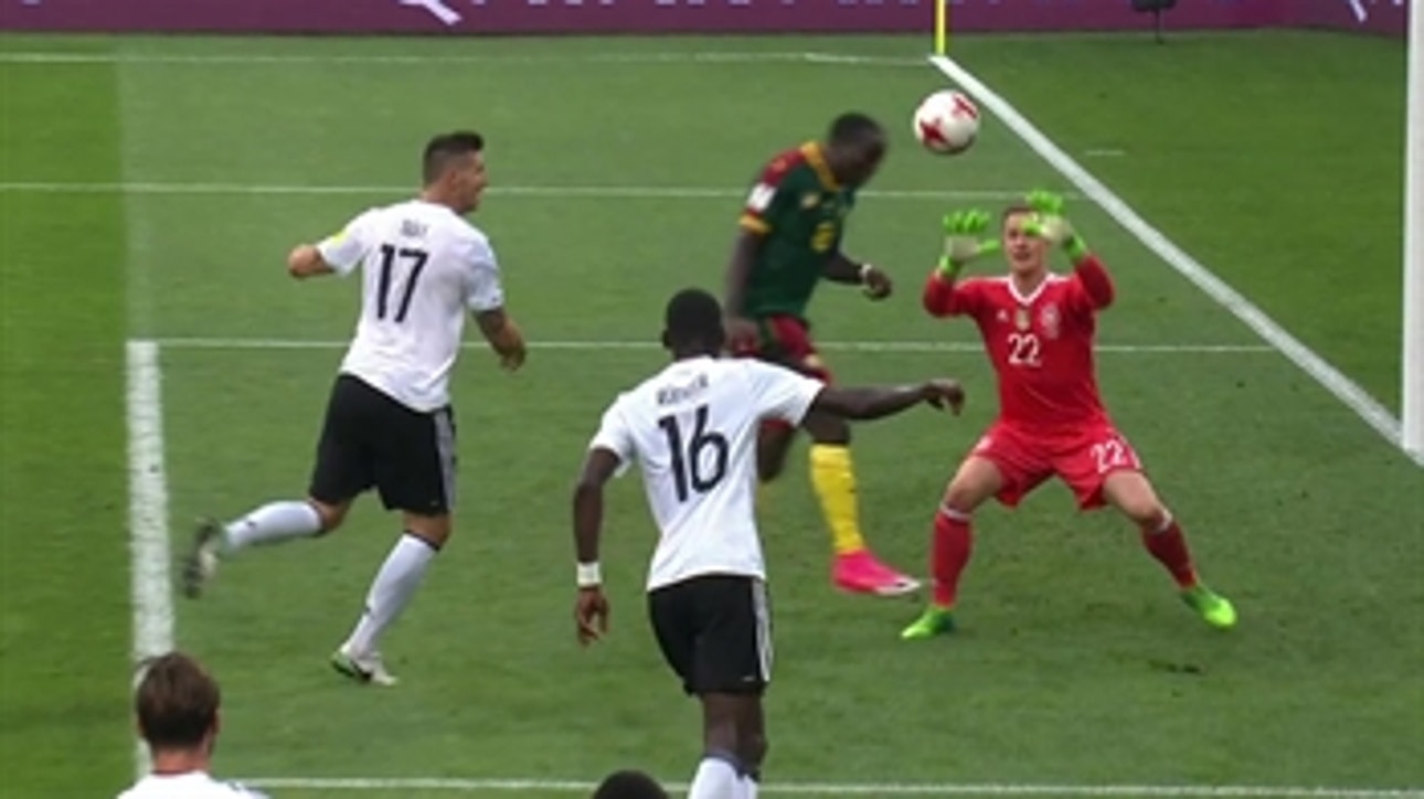 Vincent Aboubakar scores for Cameroon ' 2017 FIFA Confederations Cup Highlights
