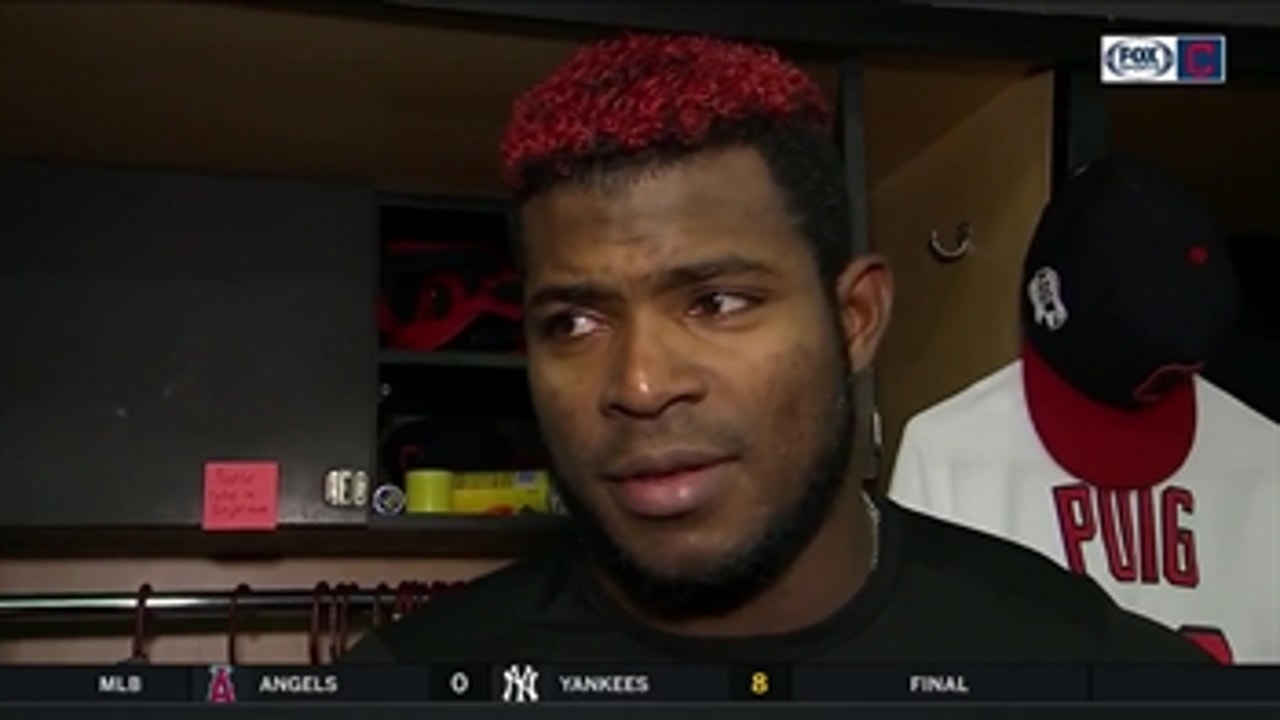 Yasiel Puig and the Indians are confident in their postseason push