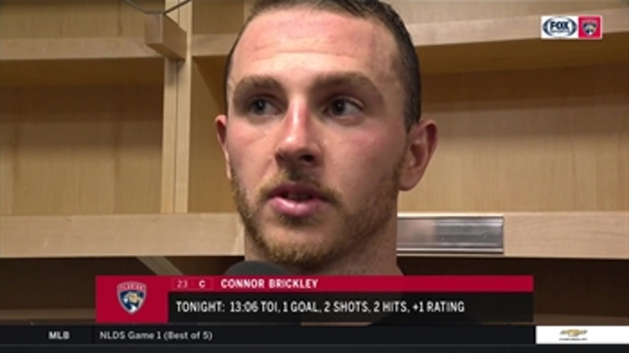Panthers center Connor Brickley ready for next game against Lightning