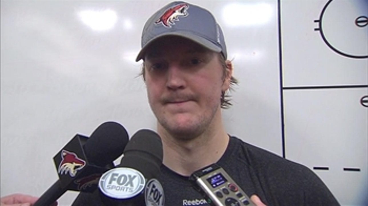 Dubnyk discusses loss to San Jose