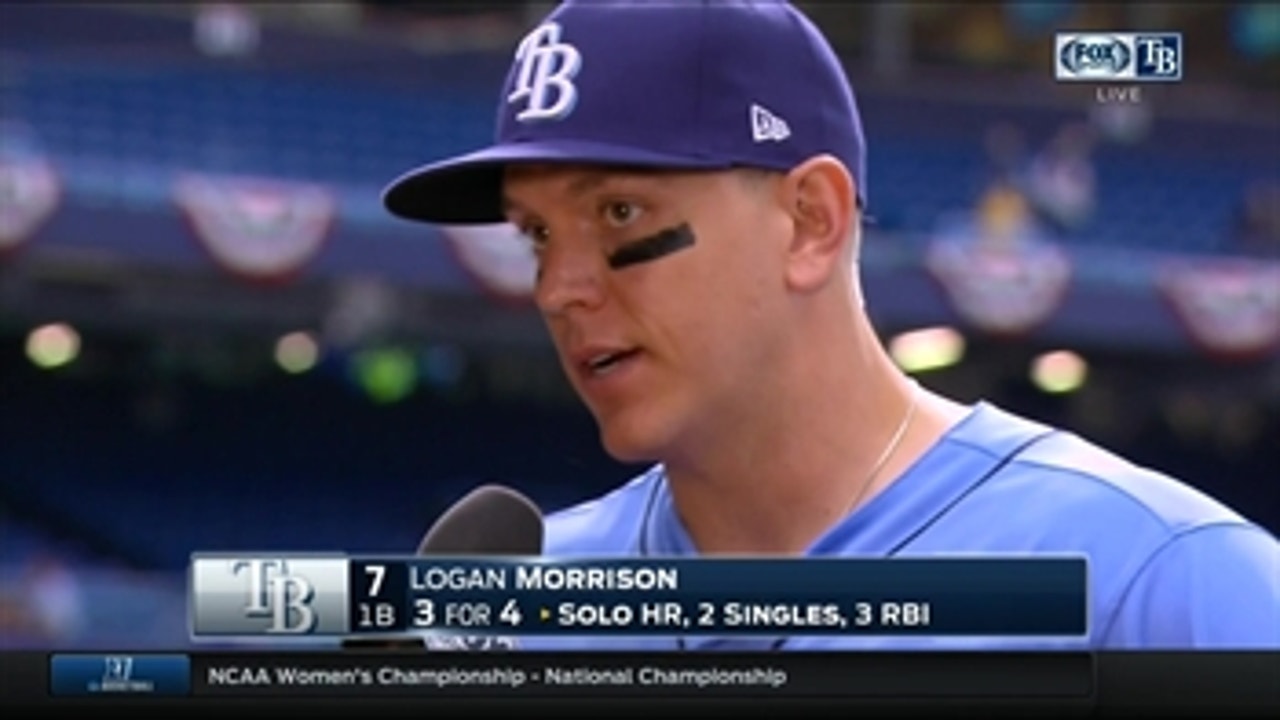 Logan Morrison describes team's approach on Opening Day