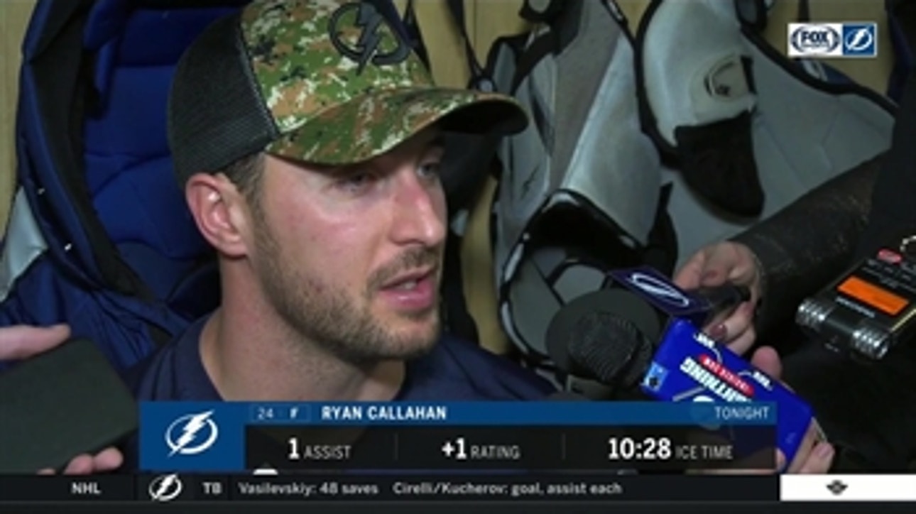 Ryan Callahan on Vasilevskiy: He showed why he's a world-class goaltender