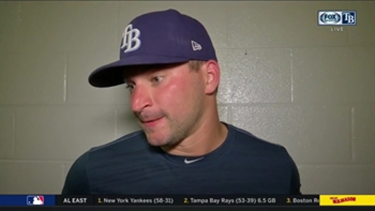 Mike Zunino talks about his 100th career home run