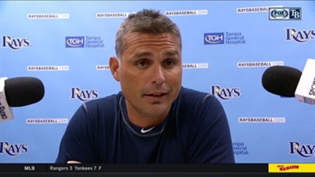 Kevin Cash credits pitching in win: 'They did a really good job'