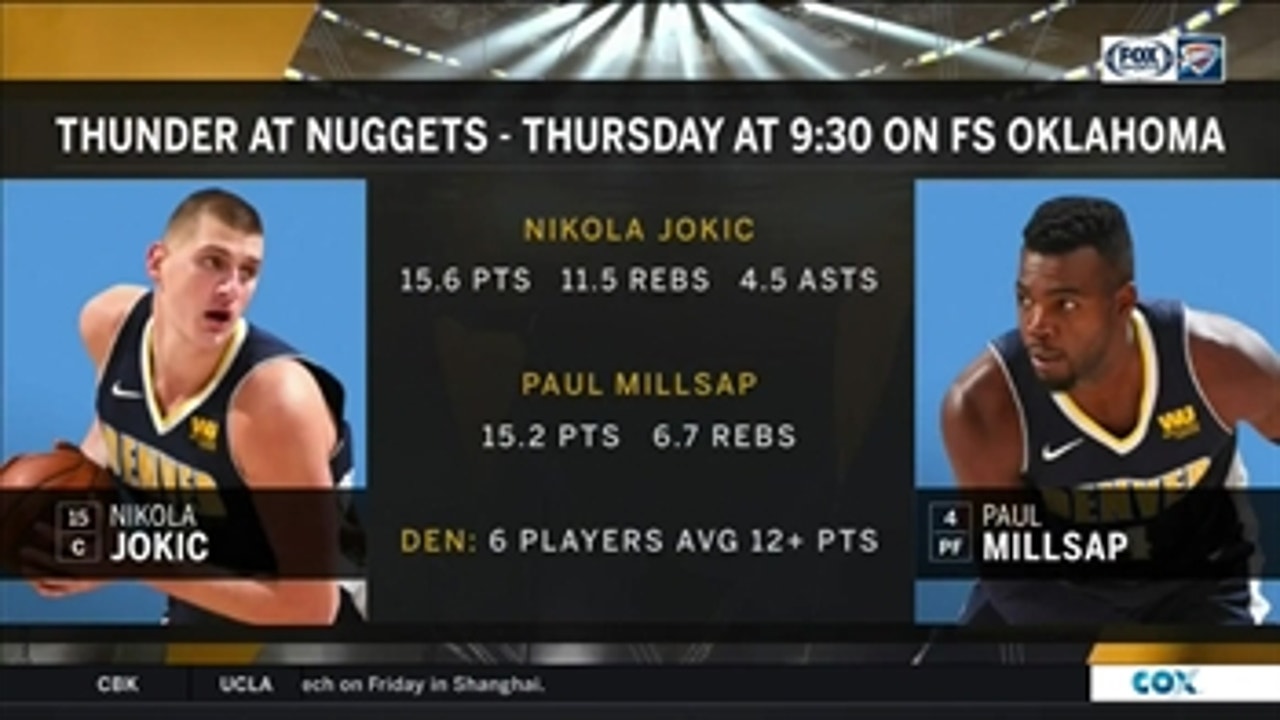 Thunder at Nuggets preview ' Thunder Live