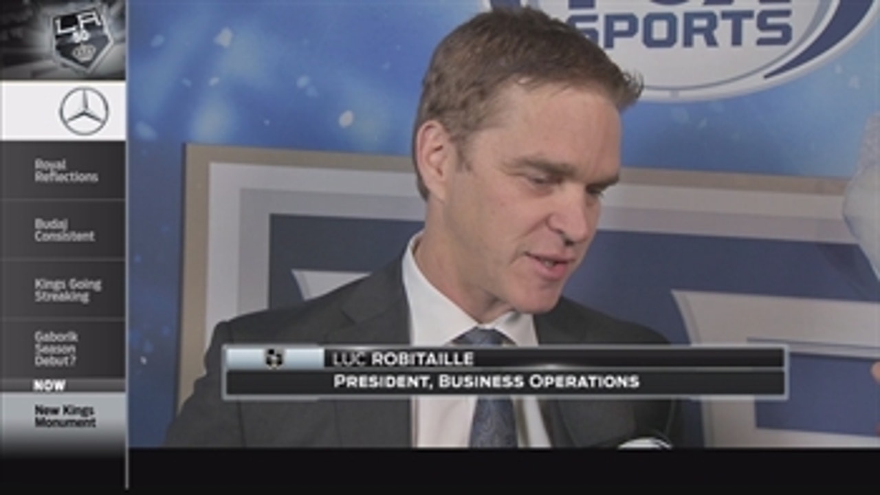 Kings Live: Luc Robitaille explains how the Kings' 50th anniversary monument came about