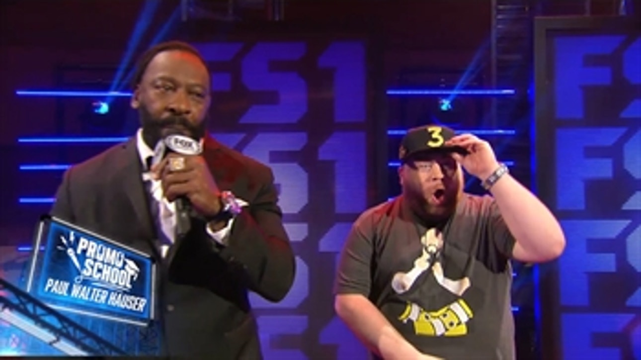 Booker T takes Paul Walter Hauser to Promo School ' WWE BACKSTAGE