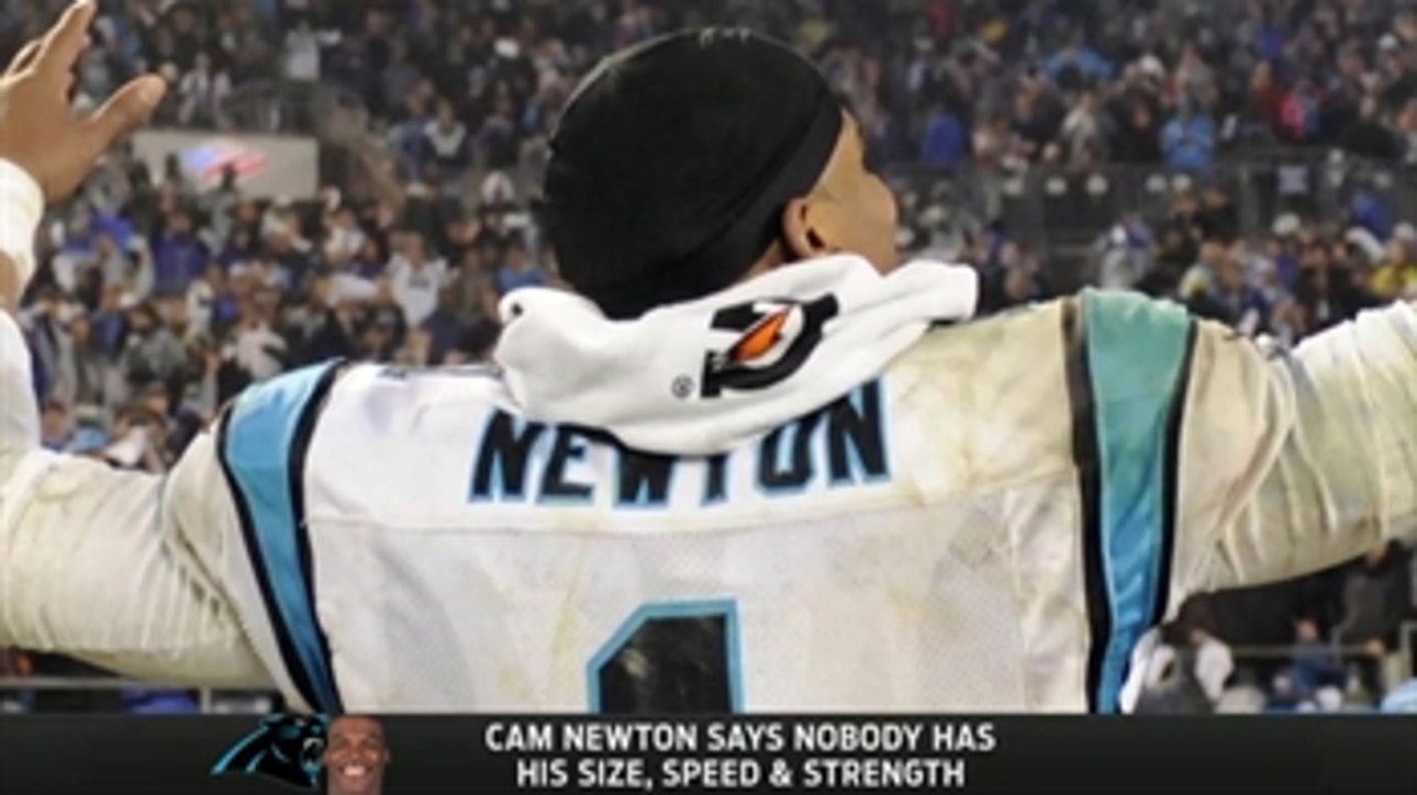 Cam Newton thinks pretty highly of himself