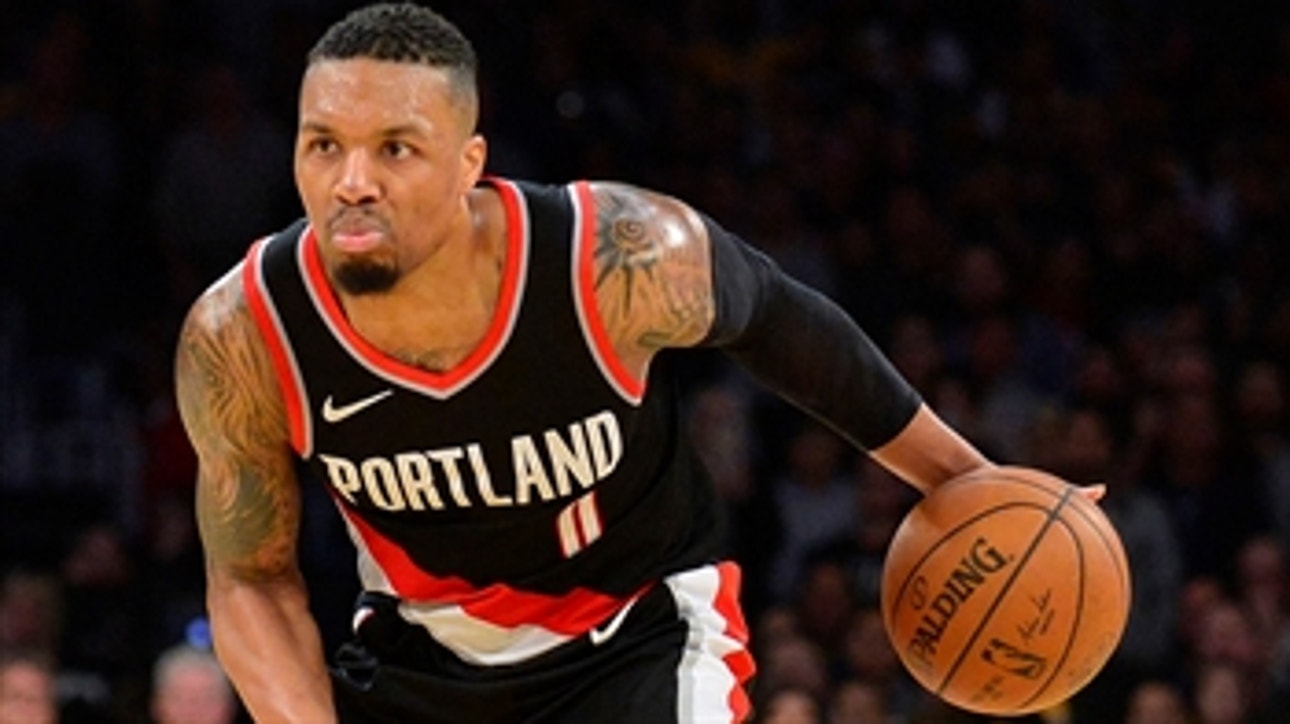 Shannon Sharpe says Damian Lillard is a 'superstar' after dropping 39-pts on Lonzo and the Lakers