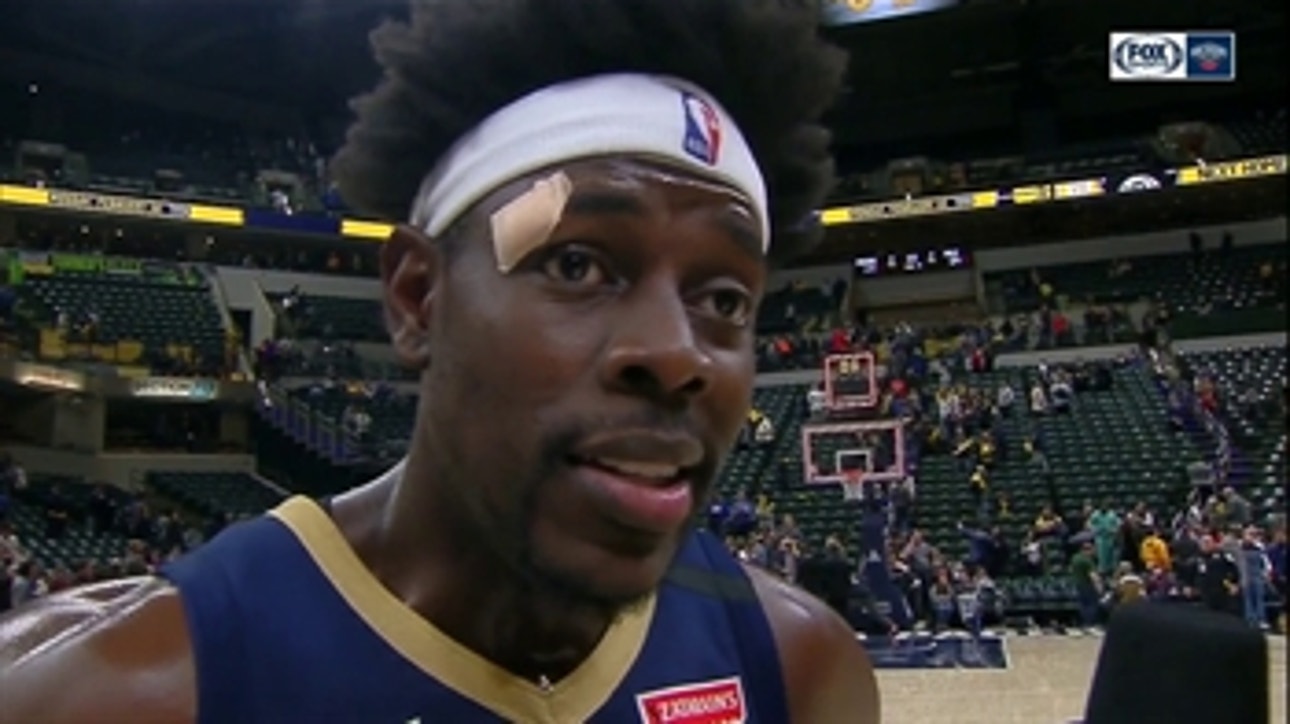 Jrue Holiday talks Pelicans defeating the Pacers 124-117