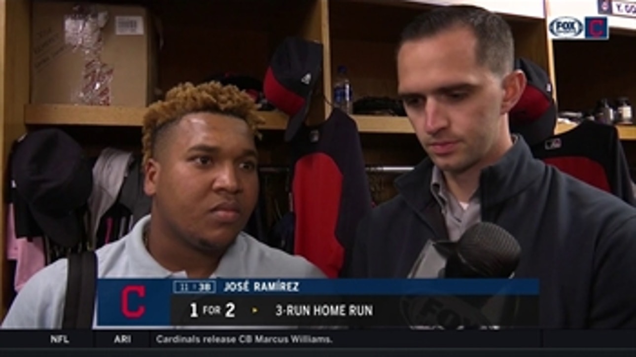 Jose Ramirez hit 'home run pitch' on 3-run blast