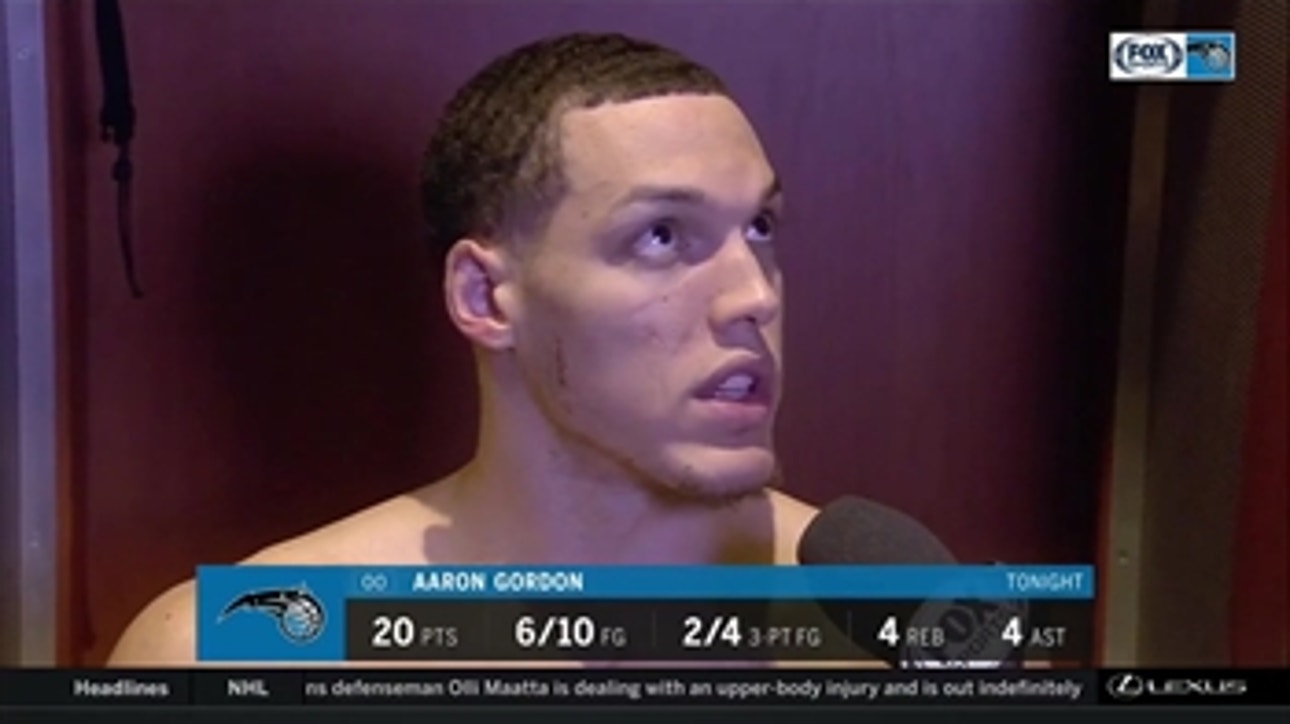 Aaron Gordon says Magic's solid play is being fueled execution, competitiveness