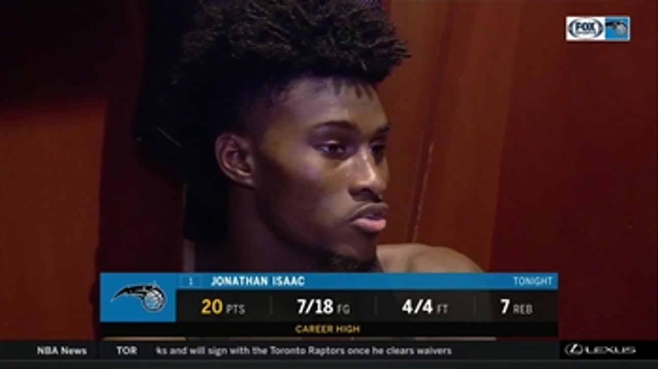 Jonathan Isaac says Magic learning how to win tough games after posting career-high 20 points