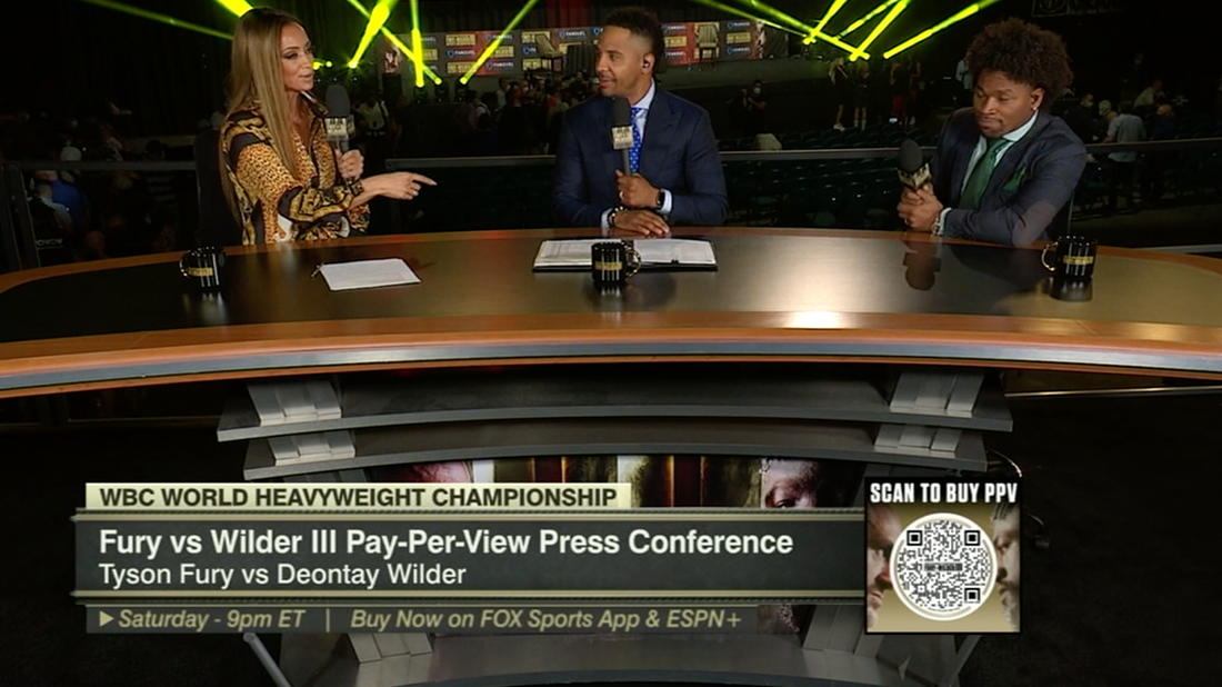 Kate Abdo, Andre Ward and Shawn Porter analyze the Tyson Fury vs Deontay Wilder III Press Conference
