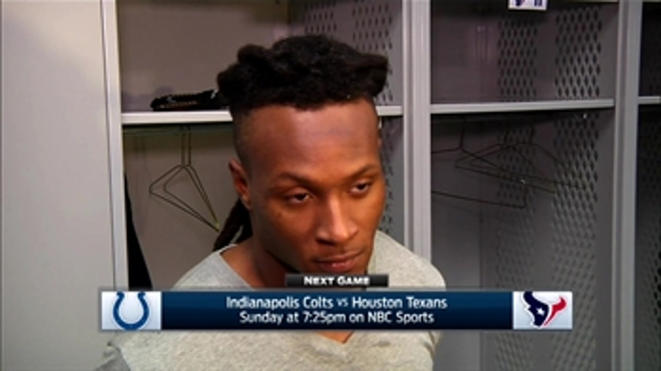 DeAndre Hopkins: 'Can't make any excuses'