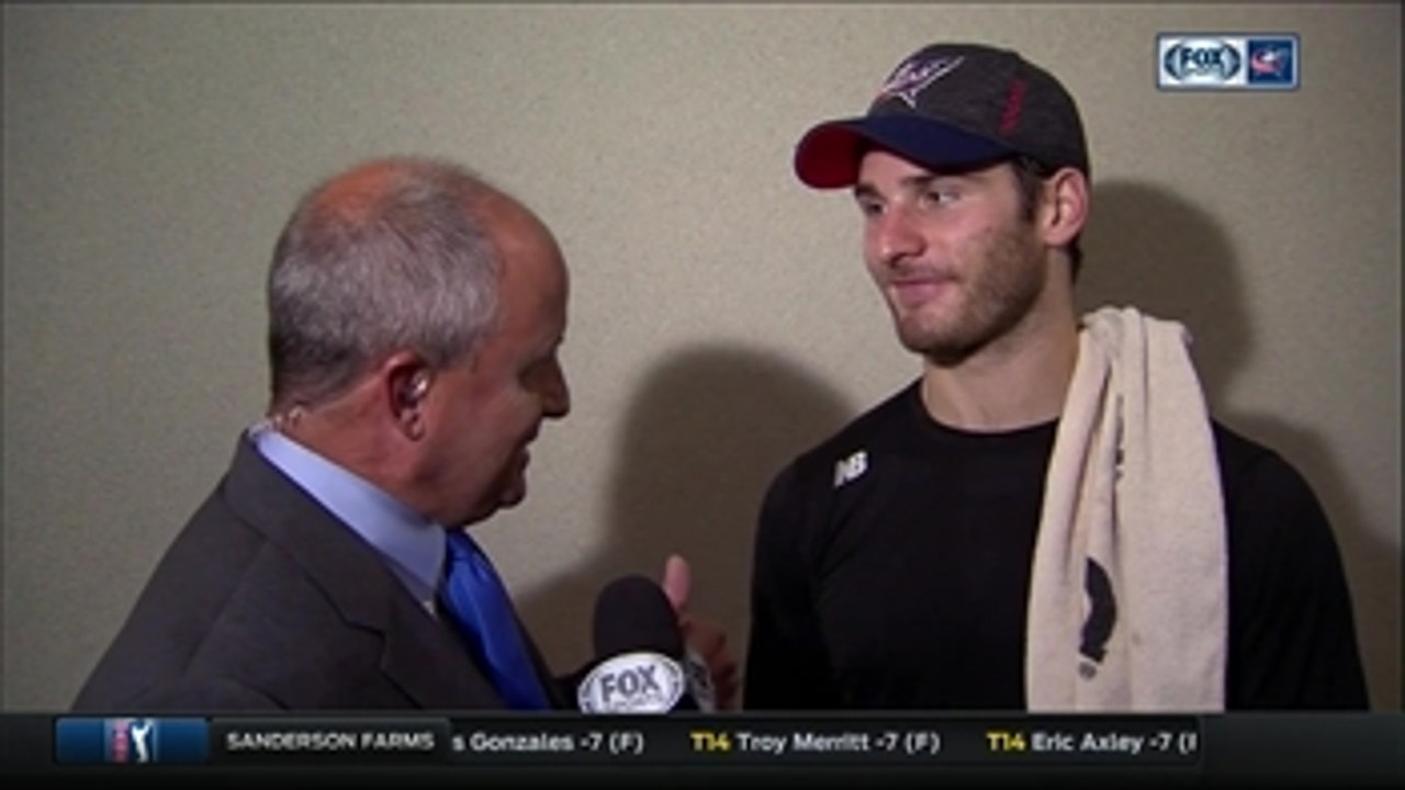 Saad after Jackets win: 'We kept it simple'