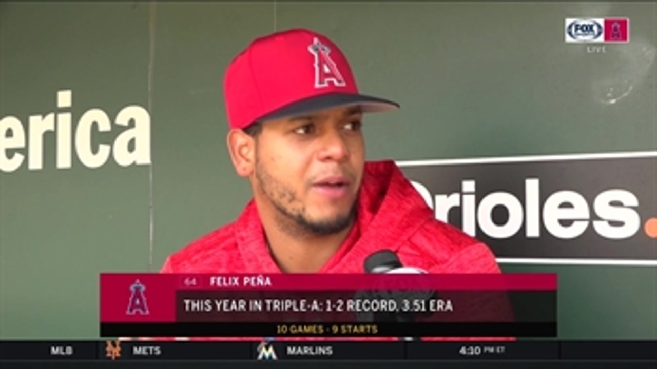 Felix Pena credits watching Shohei Ohtani, preparation habits for success as starter