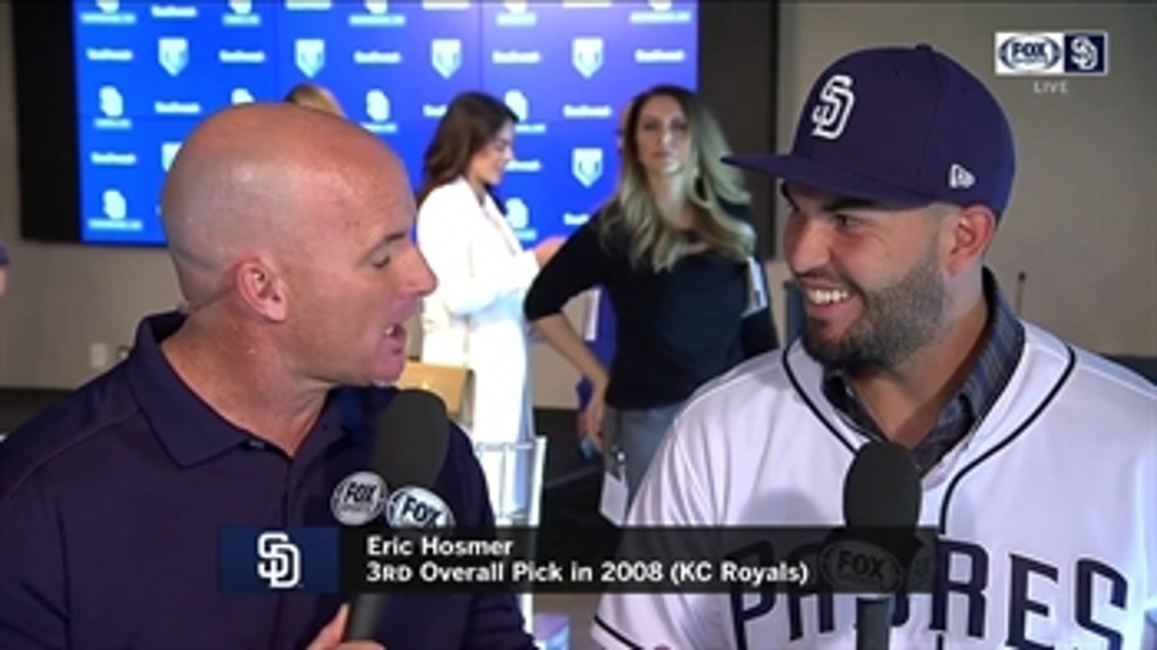 Padres' talent level is what attracted Hosmer most to San Diego