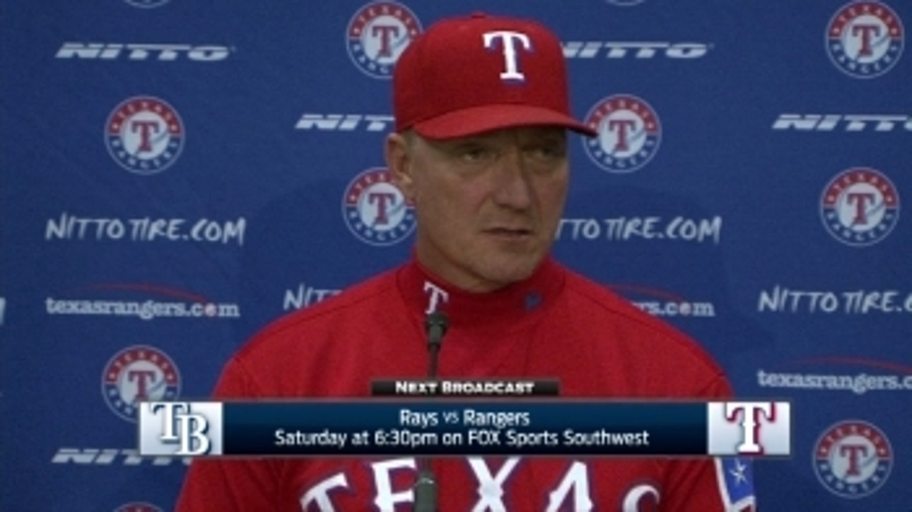 Jeff Banister on 'explosive stuff' from Darvish in win