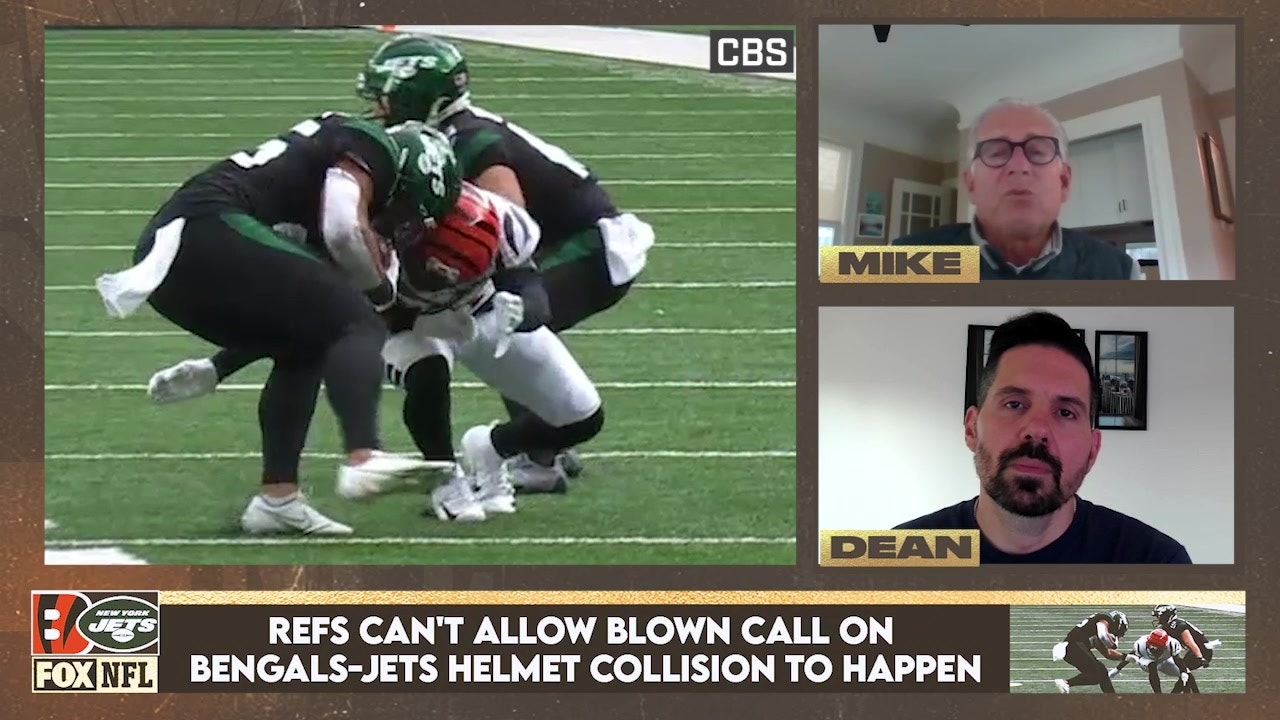 Mike Pereira and Dean Blandino both agree the helmet-to-helmet call in Jets-Bengals was bad ' Last Call
