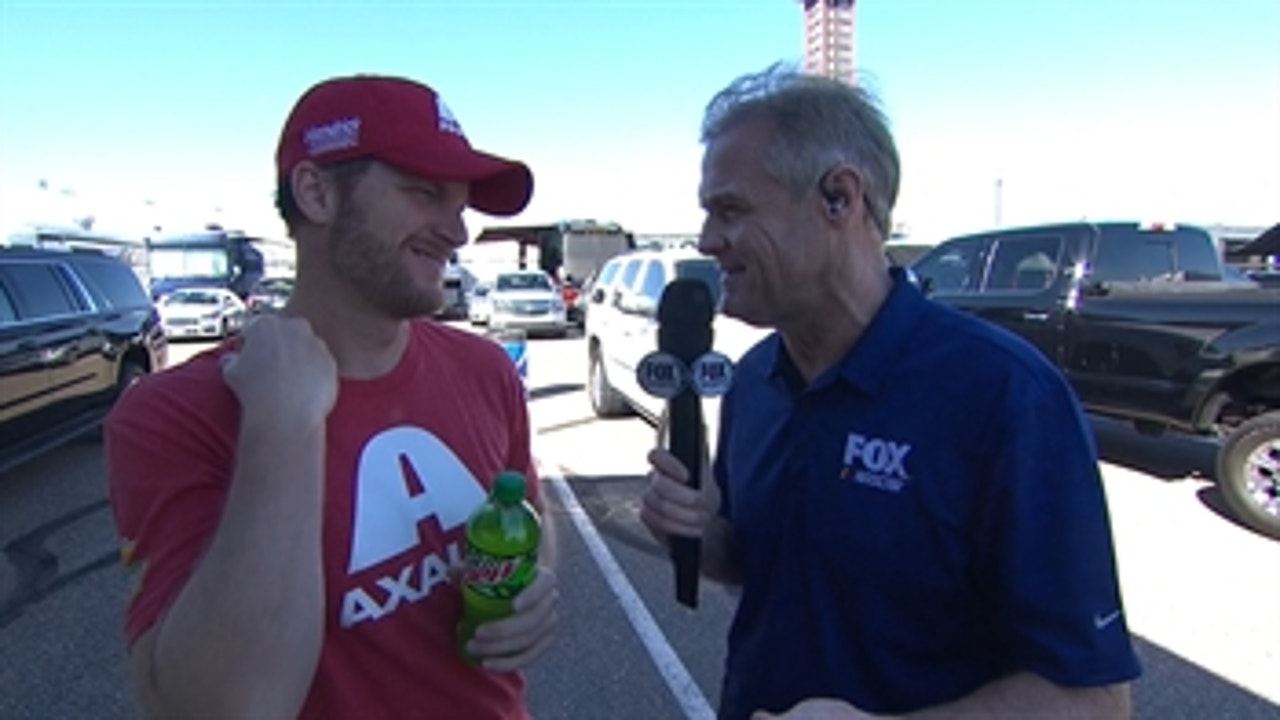 Dale Earnhardt Jr. Checks in with Kenny Wallace I NASCAR RACEDAY