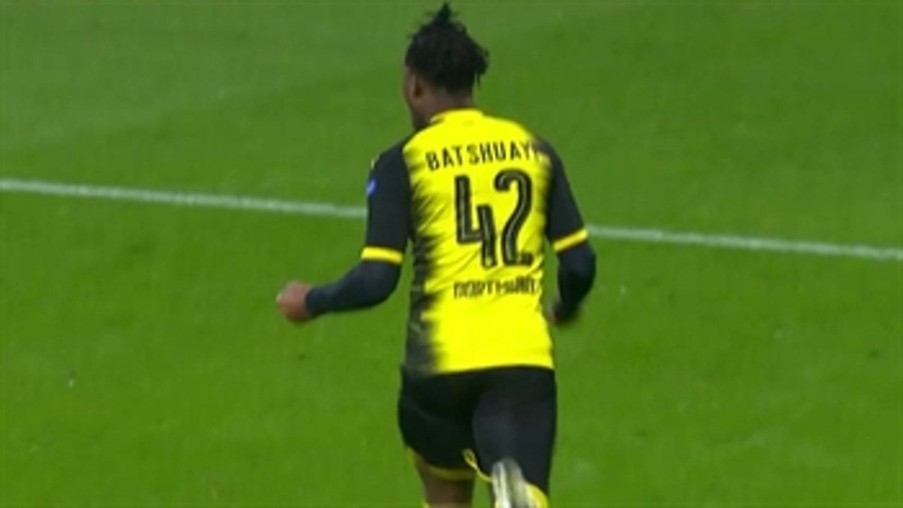 Batshuayi fires in equalizer for Dortmund vs. Atalanta ' 2017-18 UEFA Europa League Highlights